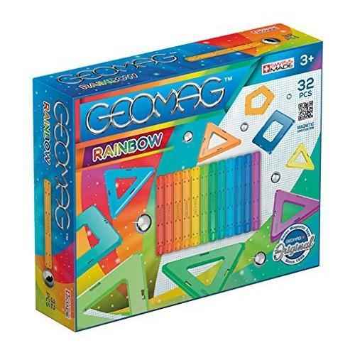 Geomag - Classic 370 Rainbow Constructions Magnétiques Et Jeux Educatifs 32 Pi Ces