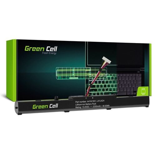 Green Cell Laptop Batterie A41N1501 pour Asus ROG GL752 GL752V GL752VW, Asus VivoBook Pro N552 N552V N552VW