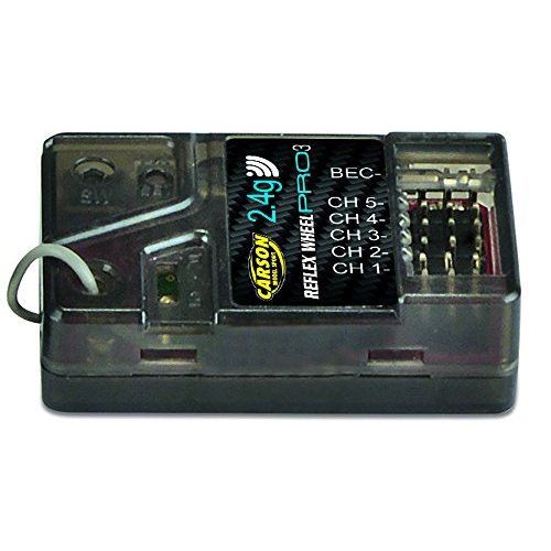 Carson 500501535 ? Récepteur Reflex Wheel Pro 3, 2.4 Ghz Bec-Carson