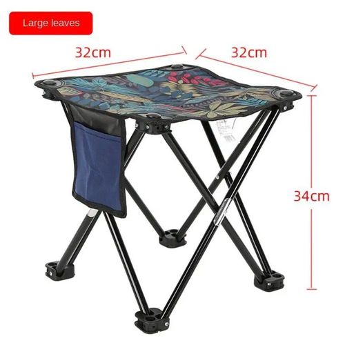 Chaise Pliante Portable En Aluminium,Tabouret D'extérieur,Siège De Pêche,Outils De Randonnée,Tabouret De Camping Pique-Nique #A