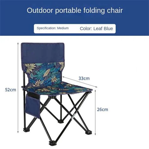 Chaise Pliante Portable En Aluminium,Tabouret D'extérieur,Siège De Pêche,Outils De Randonnée,Tabouret De Camping Pique-Nique #D