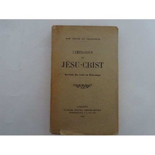 L'imitacioun De Jèsu-Crist 1913