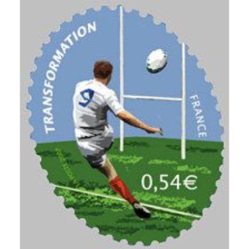 France 2007, Très Beau Timbre Neuf** Luxe Yvert 4067, Coupe Du Monde De Rugby, La Transformation.