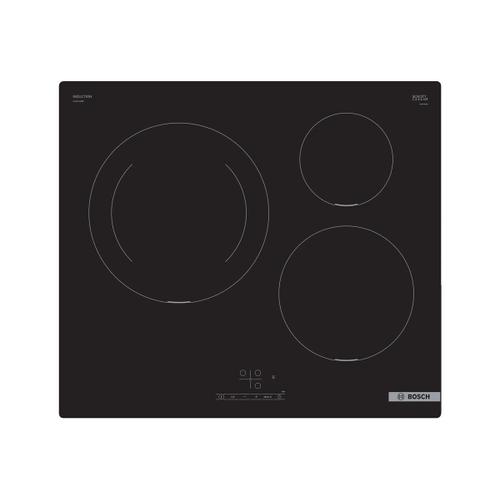 Bosch Serie PUJ611BB5E Table de cuisson à induction Noir - 3 foyers