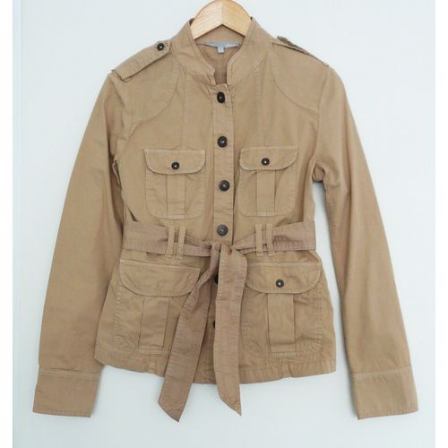 Veste Saharienne Marron. Etam. Coton. Taille 38