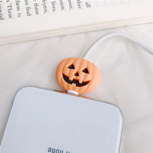 Protecteur De Câble Usb En Silicone Pour Iphone,Joli Fil De Chargeur Mordu,Protecteur De Câble De Ligne De Données,Économiseur De Câble #D