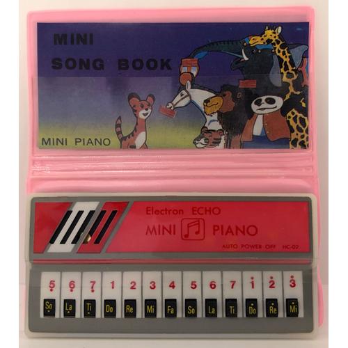 Mini Piano Electron Echo Mini Song Book Vintage Jouet Années 80' Fonctionnel Bleu