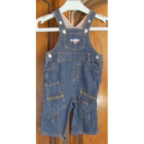 Salopette Jean Sergent Major - Taille 6 Mois