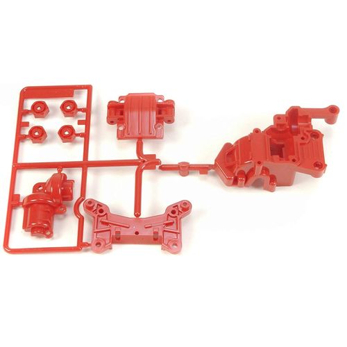 Tamiya 300050541 ? Ta01/02 Châssis Avant, Rouge-Tamiya