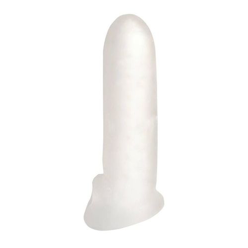 Gaine Pénis Blanche - Préservatifs Épais Réutilisables, Extension Du Manchon Du Pénis, Extension De L'agrandissement Du Coq En Silicone, Jouets Sexuels Pour Hommes
