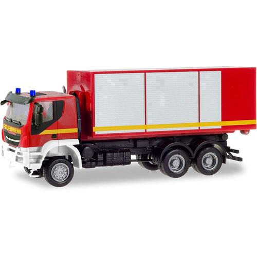 Herpa- Iveco Trakker, Camion Interchangeable Pompier, 094610, Multicolore-Herpa