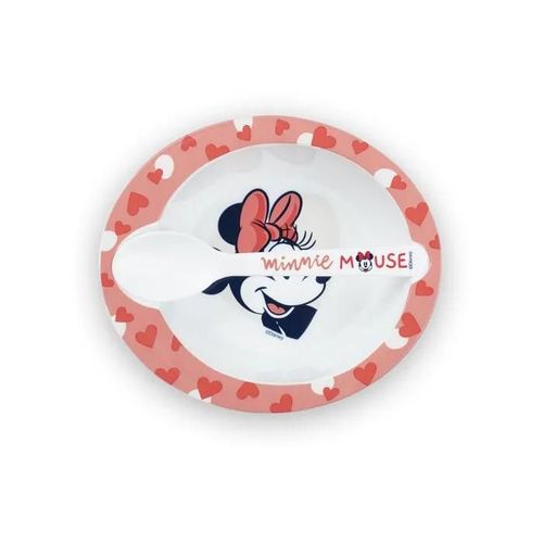Set Repas Micro-Onde Bol + Cuillere Minnie