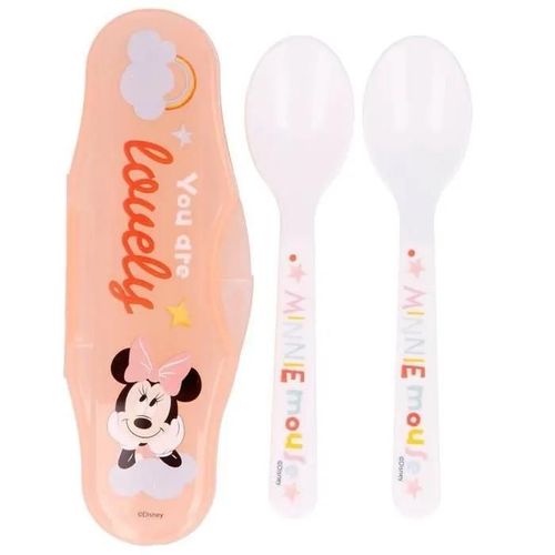 Lot De 2 Cuillère Minnie Avec Protection