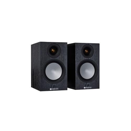 ENCEINTE BIBLIOTHÈQUE MONITOR AUDIO SILVER 50 7G CHÊNE NOIR VENDUE PAR PAIRE