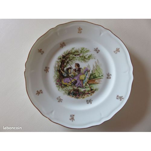 Assiette décorative Porcelaine de Limoges