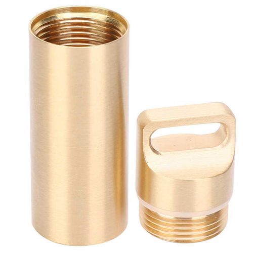 Imperméable À L'eau Boîte À Pilules Conteneur Capsule Bouteille En Plein Air Randonnée Camping Voyage Portable Joint Pilule Étui