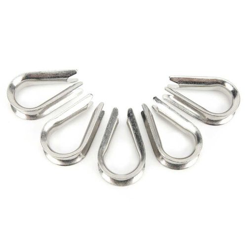 Pinces À Dé À Coudre Pour Bateau, 10mm, En Acier Inoxydable, Pour Câbles Marins, Anneau De Protection