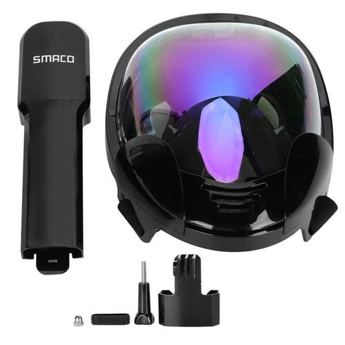 Lunettes De Plongée Anti Brouillard Avec Tube Respirant Détachable, Protection Faciale Contre Les Uv, Équipement De Natation Sûr Et Étanche