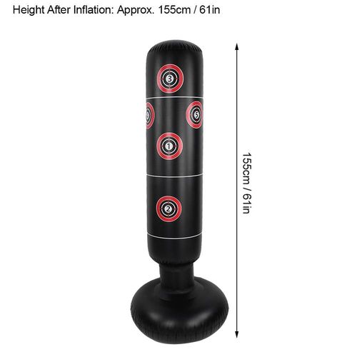 Sac De Boxe Gonflable 125/155/160/170cm Pour Enfants Et Adultes, Poinçon, Sac De Sable, Gobelet En Pvc, Cible D'entraînement De Boxe