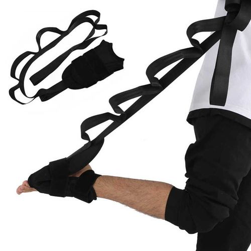 Bande Extensible Portable Pour Les Pieds, En Tissu Oxford Réglable, Thérapie Élastique, Pour Le Yoga