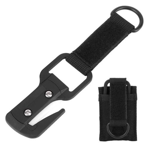 Mini Couteau De Plongée Portable, Plongée Sous Marine, En Céramique, Fil De Coupe, Avec Sac De Rangement