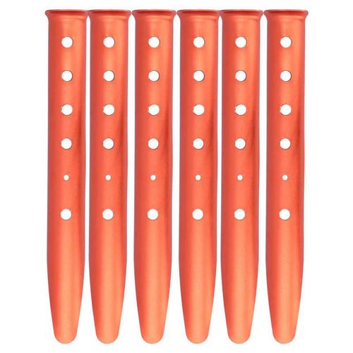 6 Pièces/Ensemble En Plein Air Camping Tente Ongles Chevilles En Alliage D'aluminium Camping Plage Sable Cheville Neige Sol Pieu