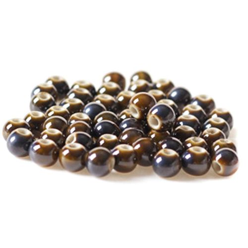Céramique Petits Bijoux Perles En Vrac Marron Perlé Tissé À La Main Matériel Étudiant Fille Bracelet Fait Maison Perles