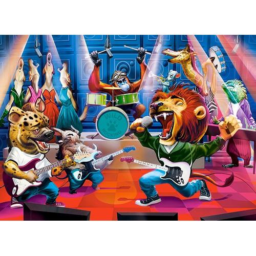 Concert Rock Animalier - Puzzle 300 Pièces