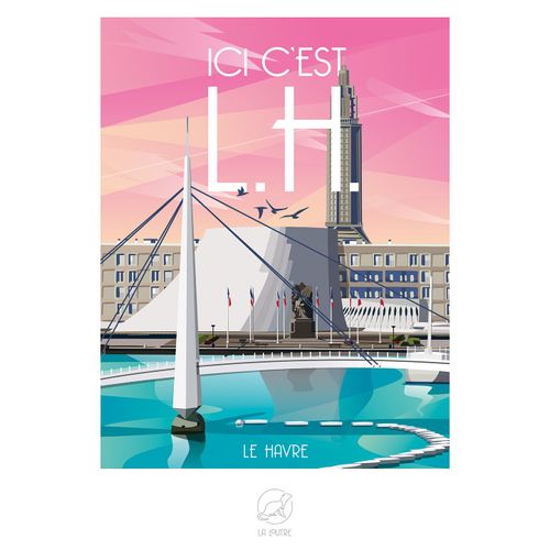 Ici C'est L.H. - Le Havre - Puzzle 1000 Pièces