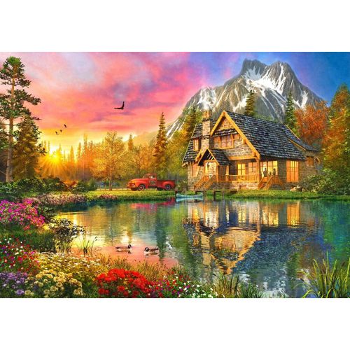 The Mountain Cabin - Puzzle 1000 Pièces