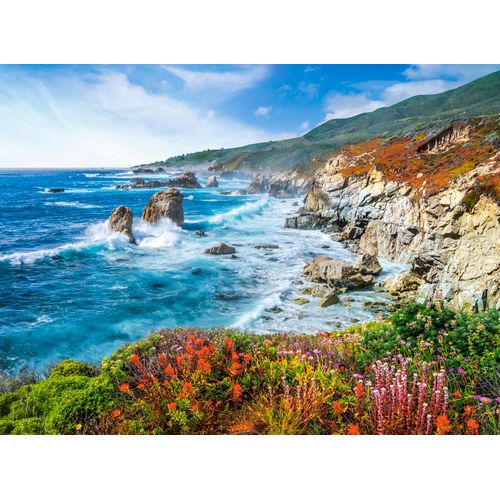 Côtes De Big Sur, Californie, Usa - Puzzle 2000 Pièces