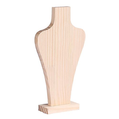 Présentoir De Bijoux En Bois, Porte Bijoux, Buste De Mannequin Pour Collier, Présentoir De Fenêtre À Pendentif