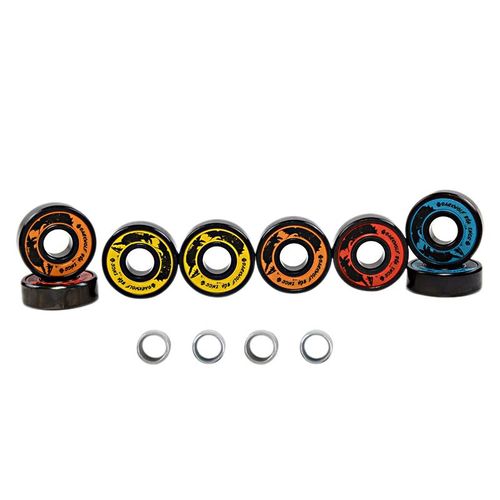 Sombre Loup Lot De Abec 11 Roulement De Planche À Roulettes 8 Pièces Avec 4 Pièces Entretoise Ajustement Skateboard Double Rocker Mini Cruiser