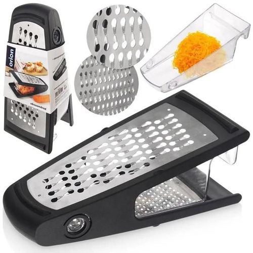 Râpe De Cuisine Antidérapante Avec Récipient Pour Broyer Les Légumes, Le Fromage Et Les Fruits