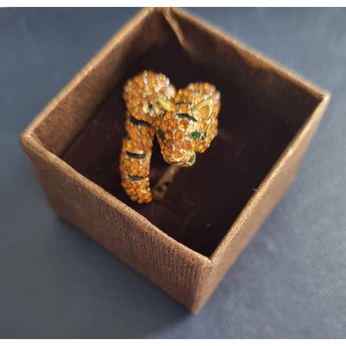 Bague Fantaisie Tête De Panthère