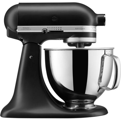 Robot pâtissier KitchenAid Artisan 5KSM125EBM noir mat 4,8L