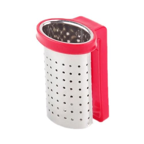 Passoire à thé en acier inoxydable, 1 pièce, fournitures de cuisine, infuseur à thé couleur bonbon, sachet de thé, accessoire de théière réutilisable