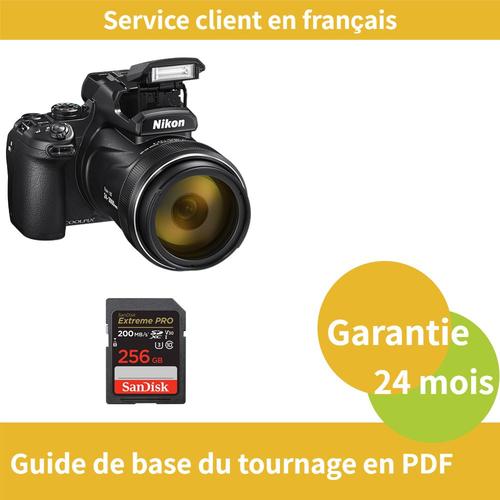 Nikon Coolpix P1000 Appareil photo numérique+SanDisk 256 Go Extreme PRO carte SDXC UHS-I