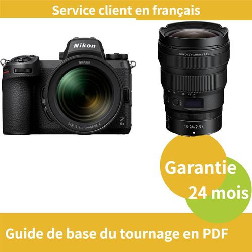 Nikon Z6 II Kit Z 24-70mm f4 S camera+Nikon Objectif Z 14-24mm f2.8 S NIKKOR