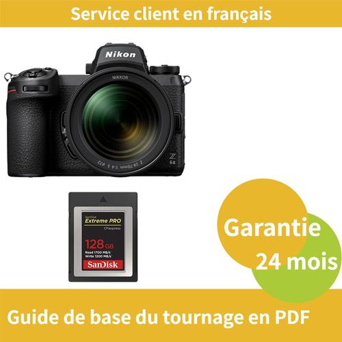 Nikon Z6 II Kit Z 24-70mm f4 S camera+SanDisk 128 Go Extreme SD card PRO CFexpress Type B