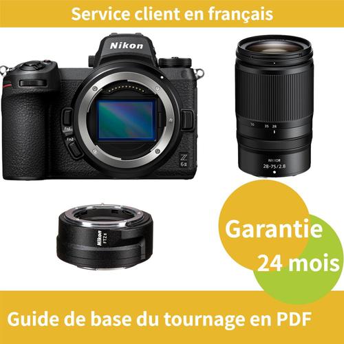 Nikon Z6 II camera+Nikon Bague d'adaptation FTZ II+Nikon Objectif Z 28-75mm f/2.8 NIKKOR