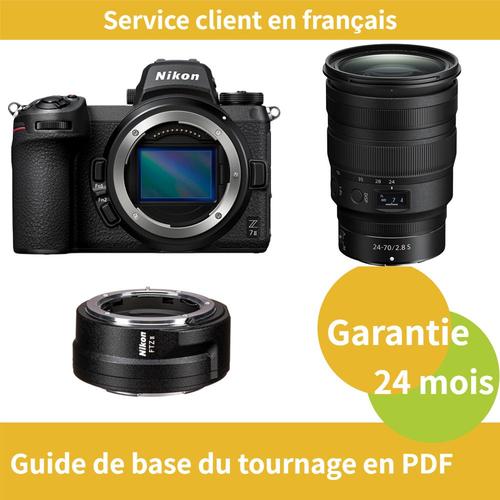 Nikon Z7 II Camera+Nikon Bague d'adaptation FTZ II+Nikon Objectif Z 24-70mm f2.8 S NIKKOR