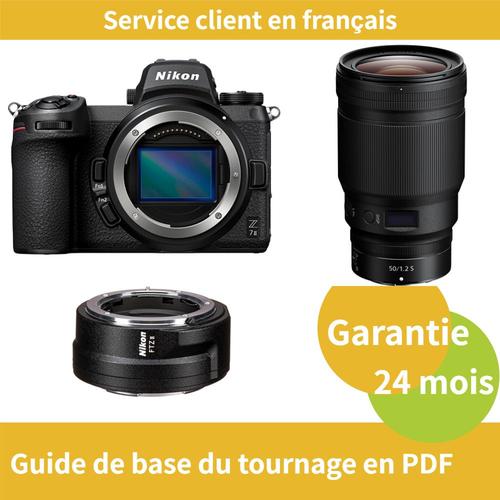 Nikon Z7 II Camera+Nikon Bague d'adaptation FTZ II+Objectif Nikon Z 50mm f1.2 S Nikkor