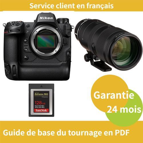 Nikon Z9 Camera+Objectif Nikon Z 70-200mm f2.8 VR S NIKKOR+SanDisk 128 Go Extreme SD card PRO CFexpress Type B