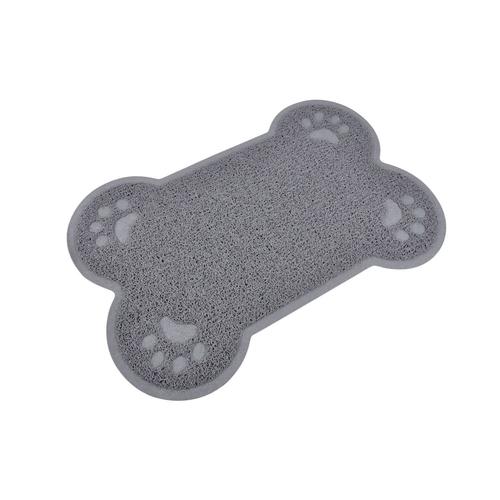 Tapis Repas - Forme Os - Gris Gris