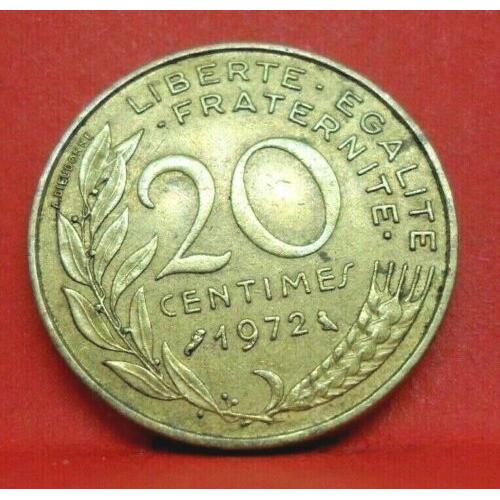 Pièce De Monnaie - France - 20 Centimes - 1972