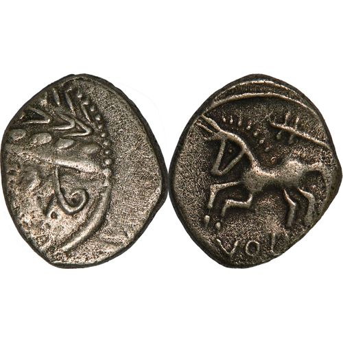 Gaule - Allobroges - Denier Vol Au Cheval Galopant Et Au Caducée - 1er S. Av. Jc. - Rare R2 - Lt.2630 - Dt.3120 - 21-002