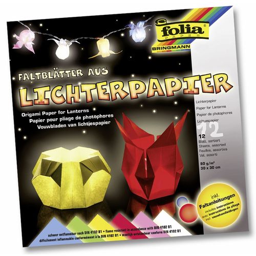 Folia 42309 12feuilles Papier Créatif - Papiers Créatifs 12 Feuilles 30 X 30 Cm