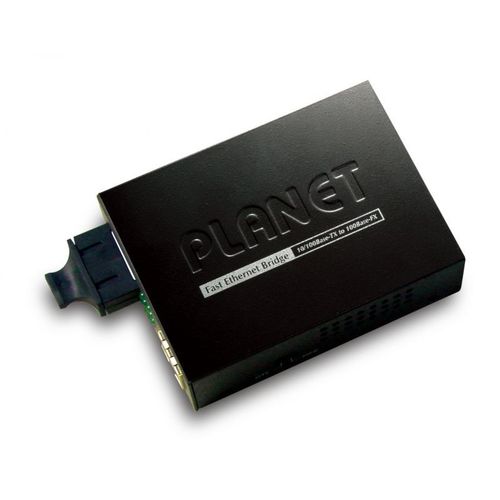 PLANET FT-802S50 - Convertisseur de média à fibre optique - 100Mb LAN - 10Base-T, 100Base-FX, 100Base-TX - RJ-45 / mode unique SC - jusqu'à 50 km - 1310 nm