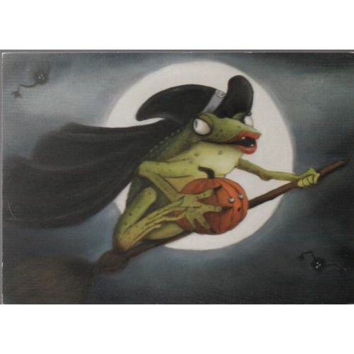 Carte Postale Artistique De Kirsi- Maria Aho I Stole A Pumpkin !
